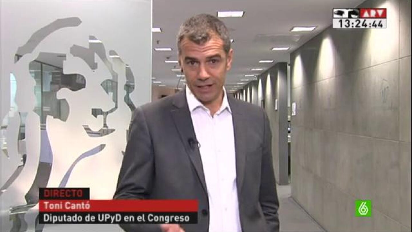Toni Cant&oacute; en Al Rojo Vivo
