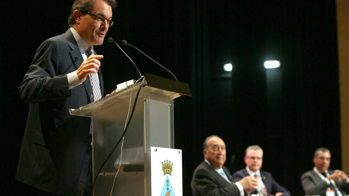 Artur Mas, en un acto p&uacute;blico