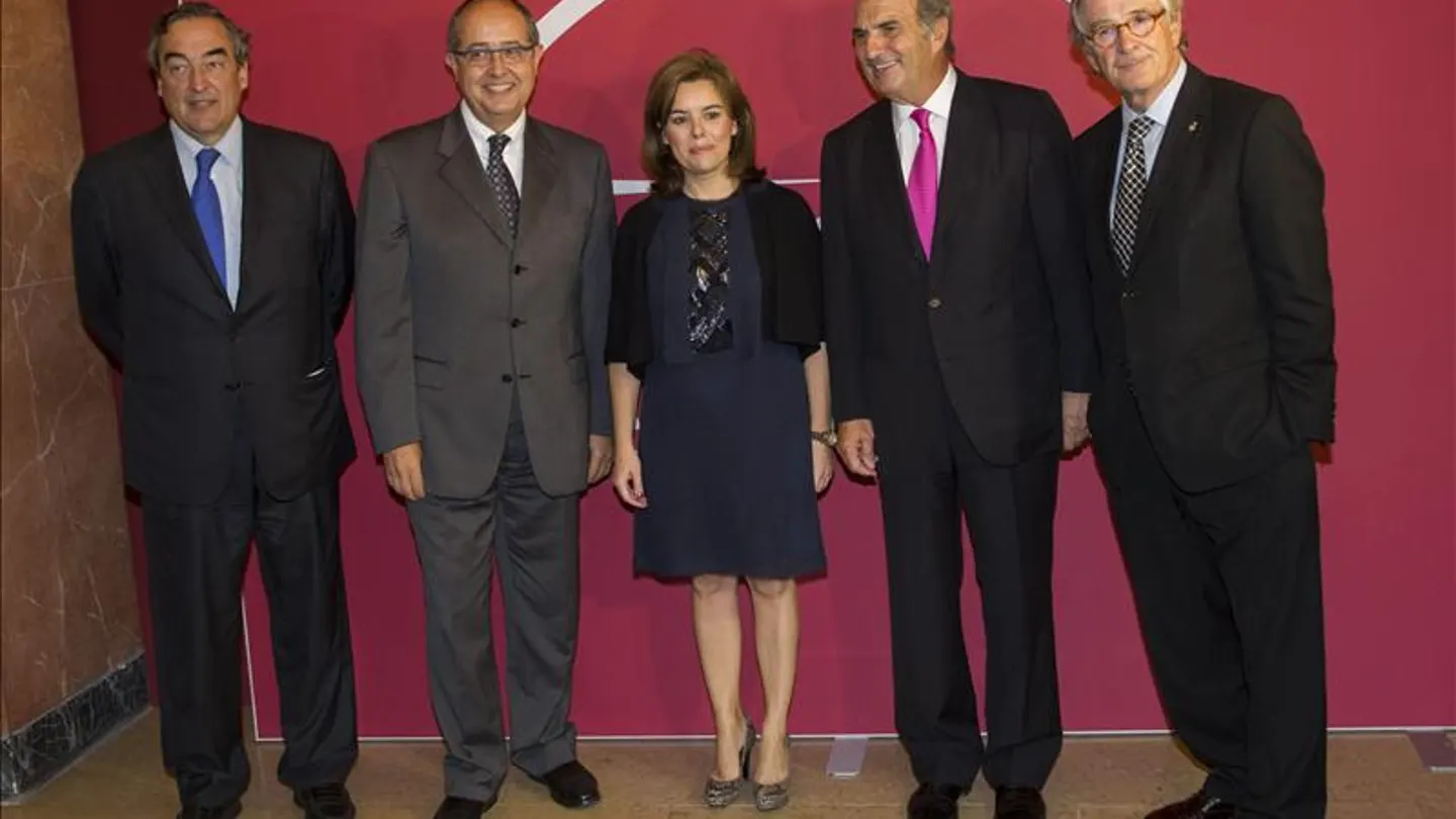 La vicepresidenta del Gobierno, Soraya Sáenz de Santamaría La vicepresidenta del Gobierno, Soraya Sáenz de Santamaría