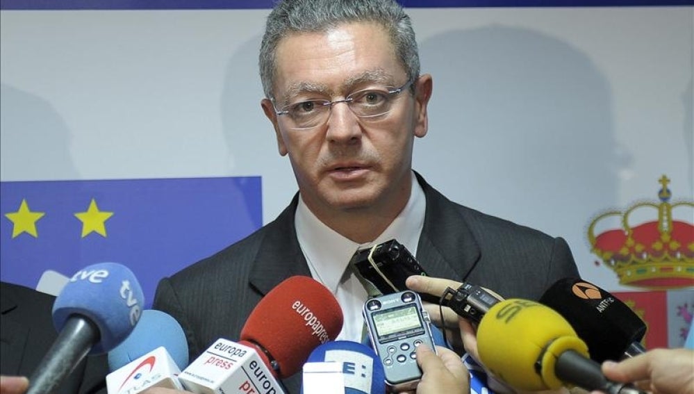 El ministro de Justicia, Alberto Ruiz-Gallardón. 