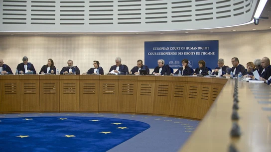 La Gran Sala del Tribunal Europeo de Derechos Humanos, en una imagen de archivo. La Gran Sala del Tribunal Europeo de Derechos Humanos, en una imagen de archivo.