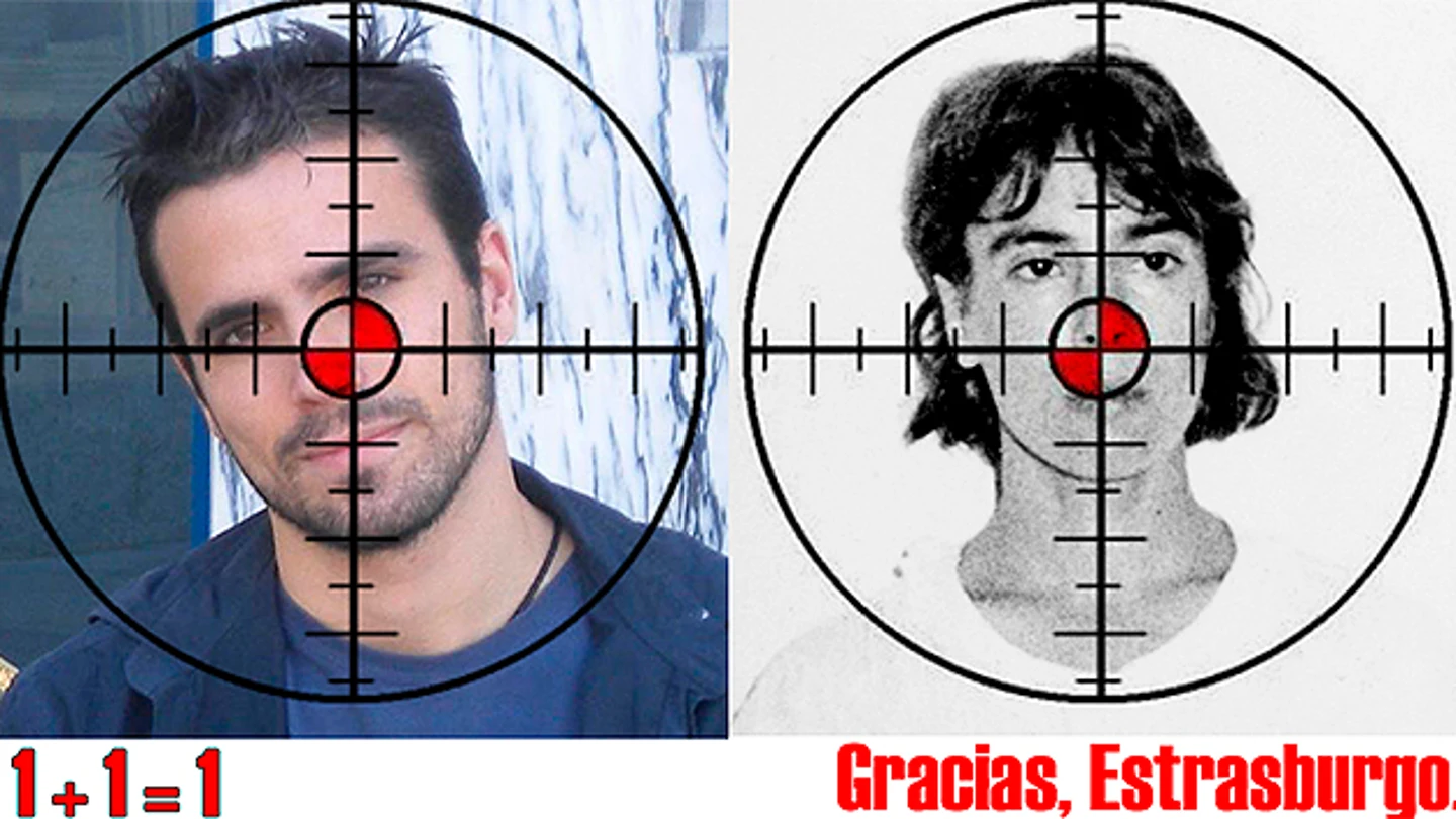 Fotomontaje utilizado en Twitter para amenazar a Alberto Garzón Fotomontaje utilizado en Twitter para amenazar a Alberto Garzón
