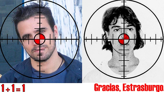 Fotomontaje utilizado en Twitter para amenazar a Alberto Garzón