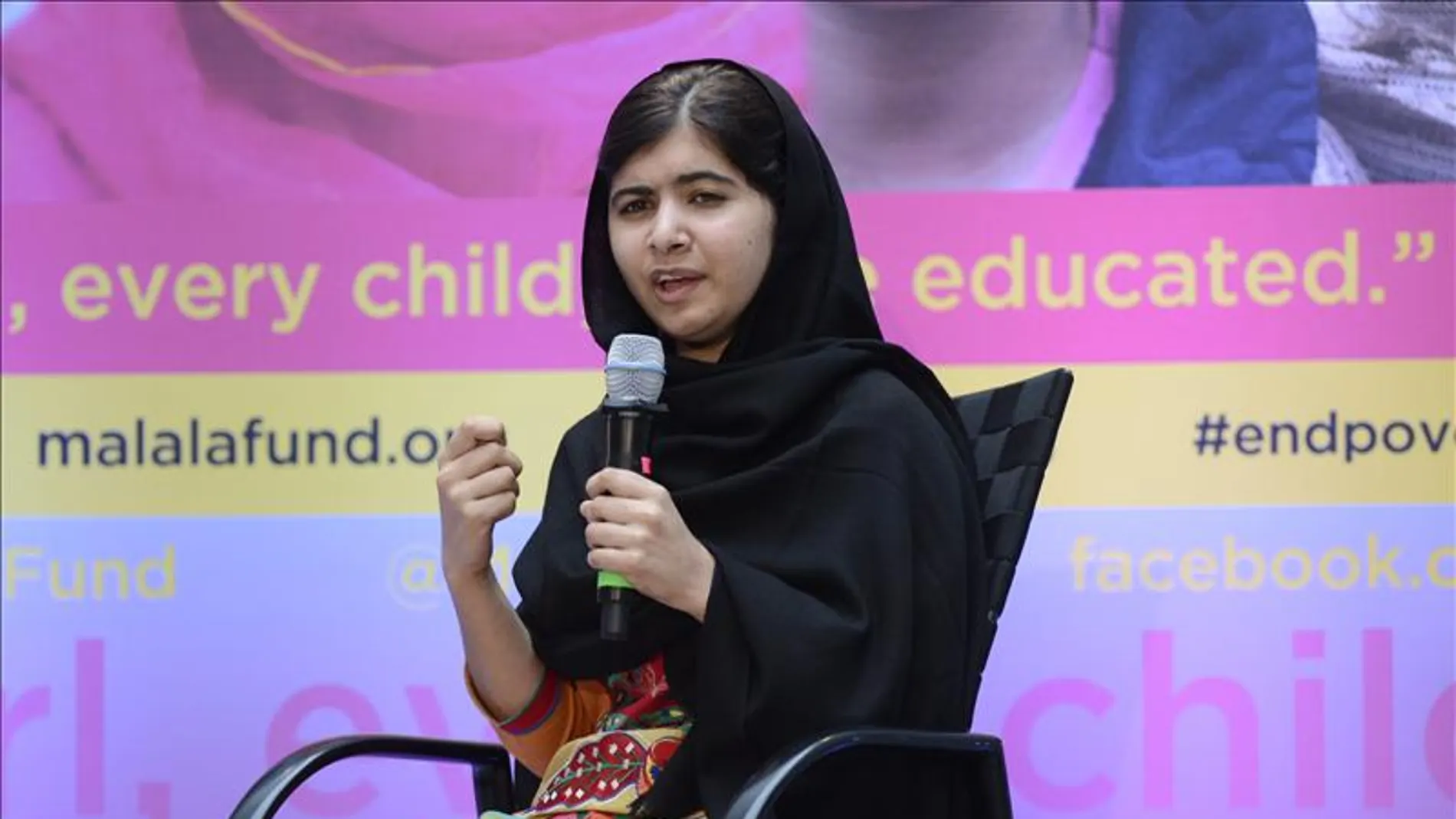La joven paquistaní Malala Yousafzai