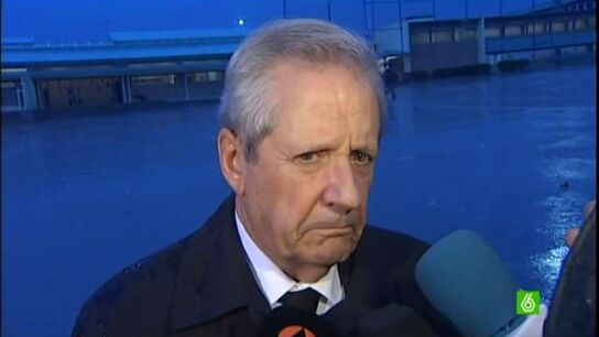 G&oacute;mez de Lia&ntilde;o, a la salida de la c&aacute;rcel de Soto del Real