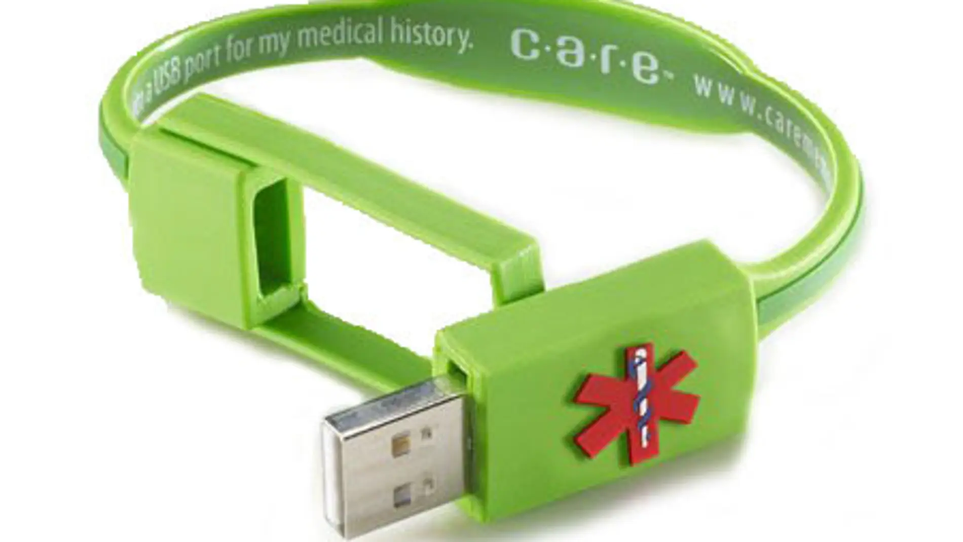 Una pulsera de historial médico