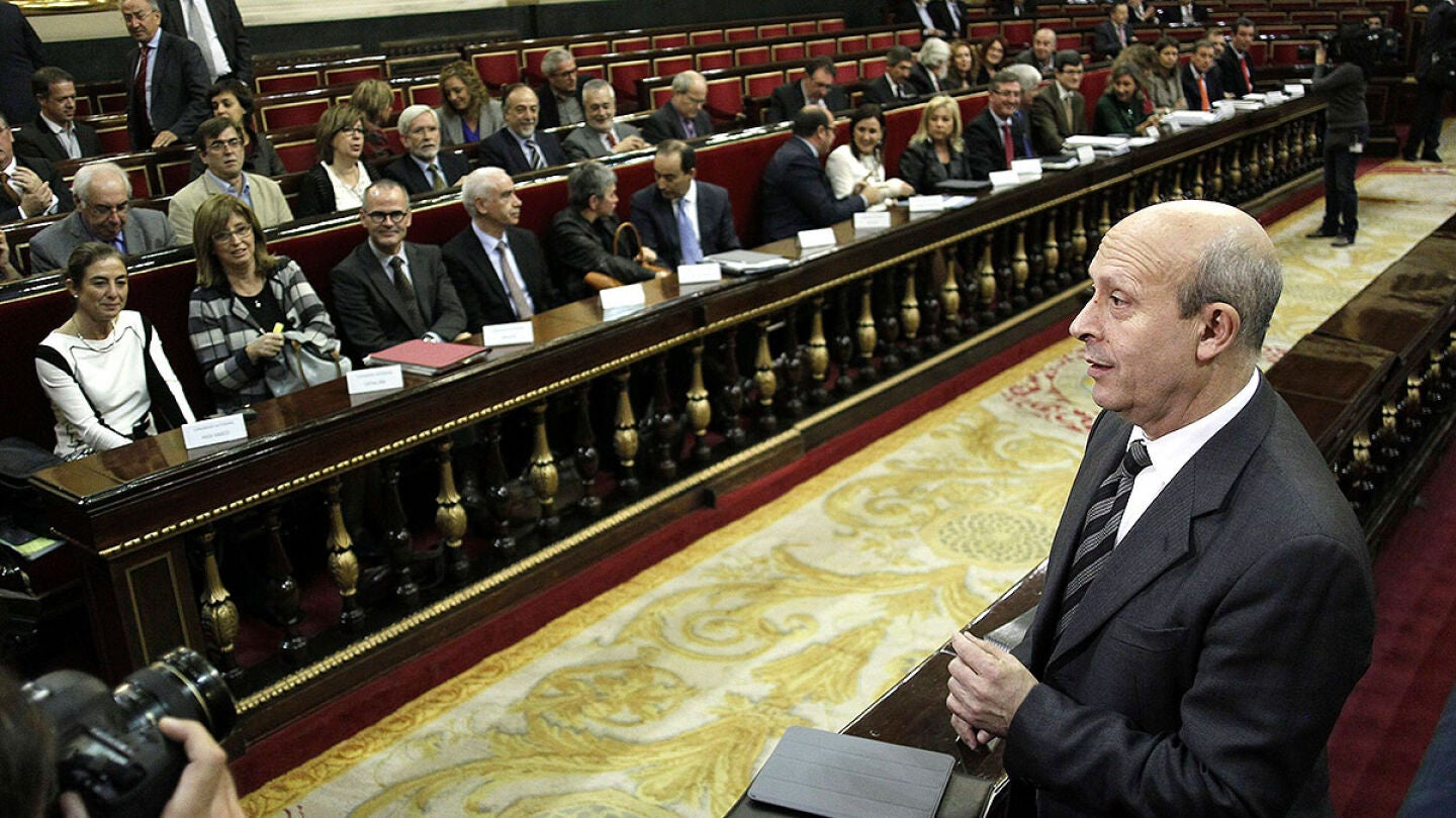 El ministro Wert en el Senado