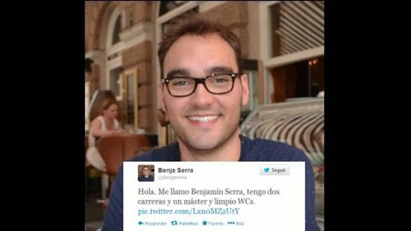 Benjamín Serra, autor del polémico tuit. Benjamín Serra, autor del polémico tuit.
