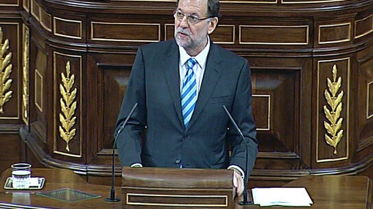 Mariano Rajoy, en el Congreso