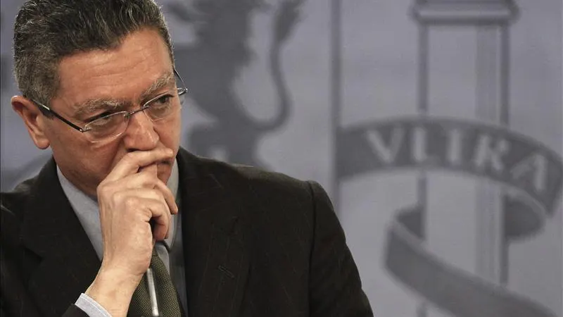 El ministro de Justicia, Alberto Ruiz-Gallardón. 