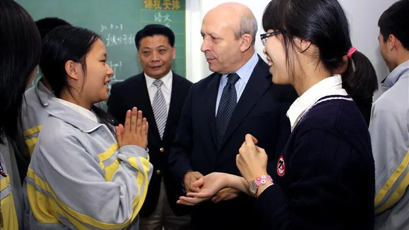 El ministro Wert en China El ministro Wert en China