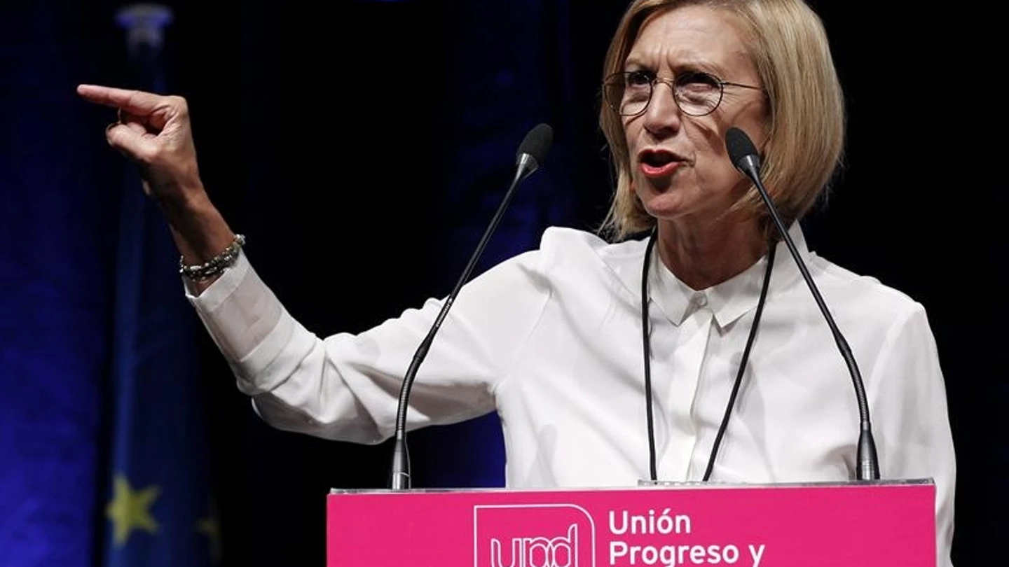 Rosa Díez, en el congreso de UPyD Rosa Díez, en el congreso de UPyD