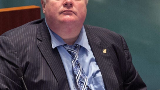 Rob Ford, alcalde de Toronto