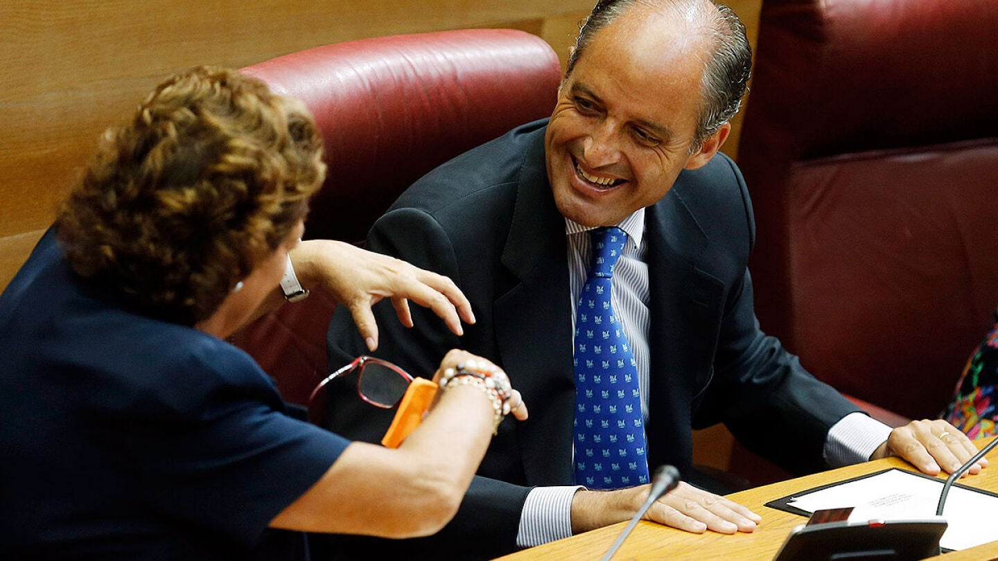 Rita Barber&aacute; y Francisco Camps