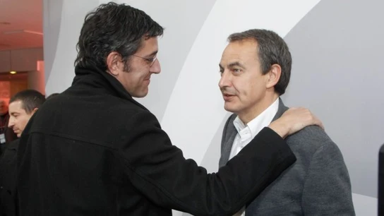 Zapatero y Madina en un acto del PSOE Zapatero y Madina en un acto del PSOE