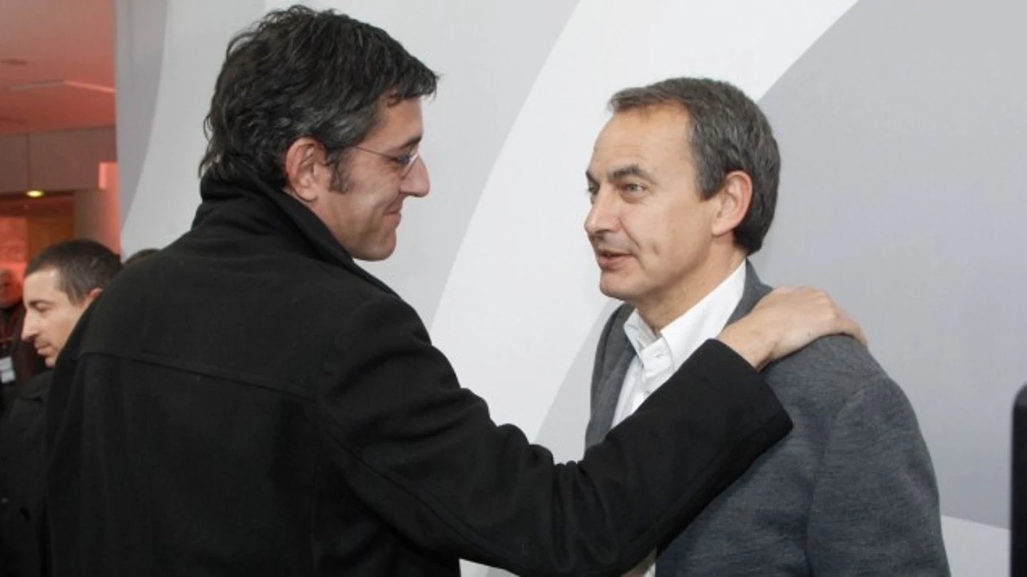 Zapatero y Madina en un acto del PSOE Zapatero y Madina en un acto del PSOE