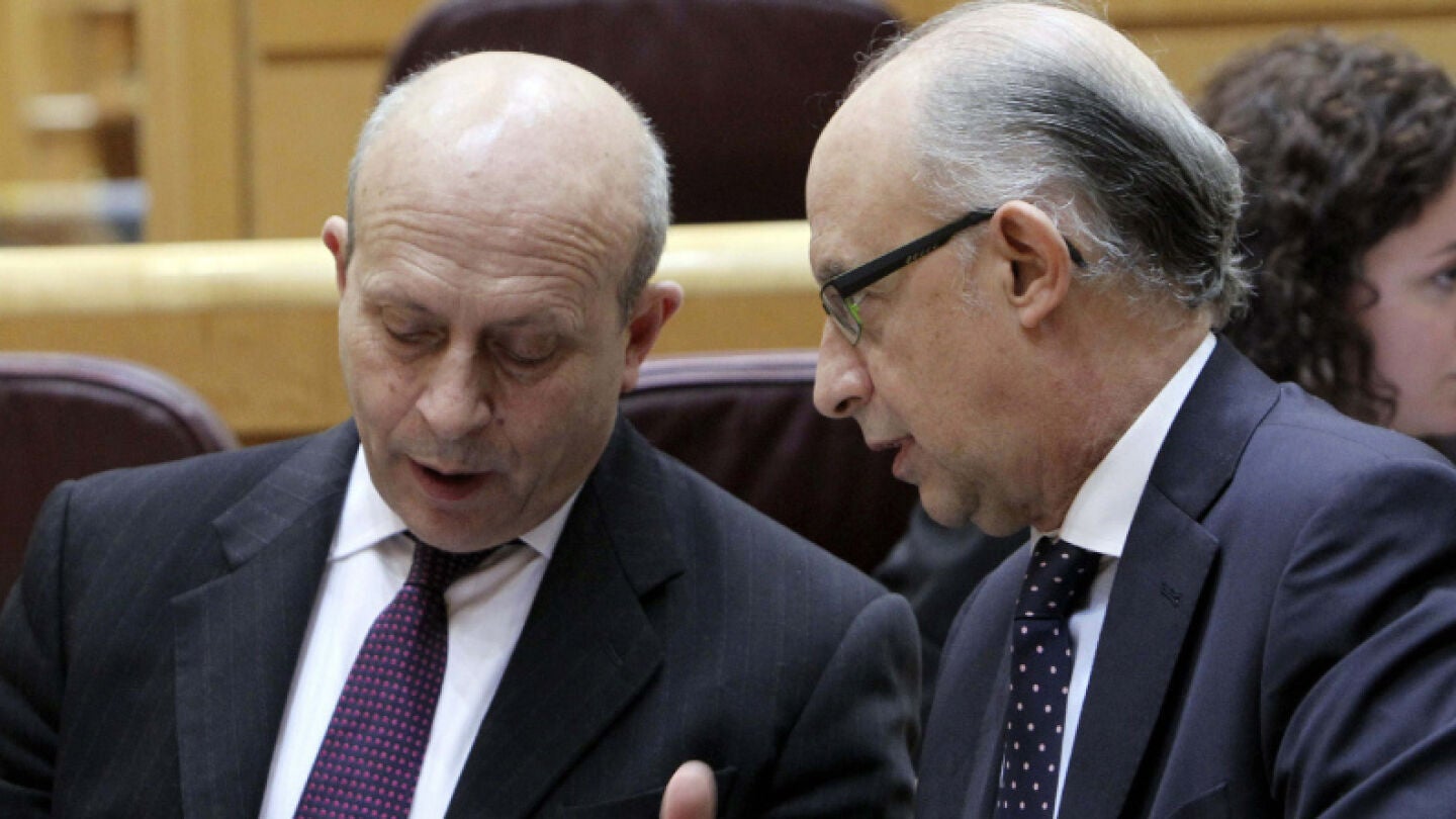 Jos&eacute; Ignacio Wert y Crist&oacute;bal Montoro