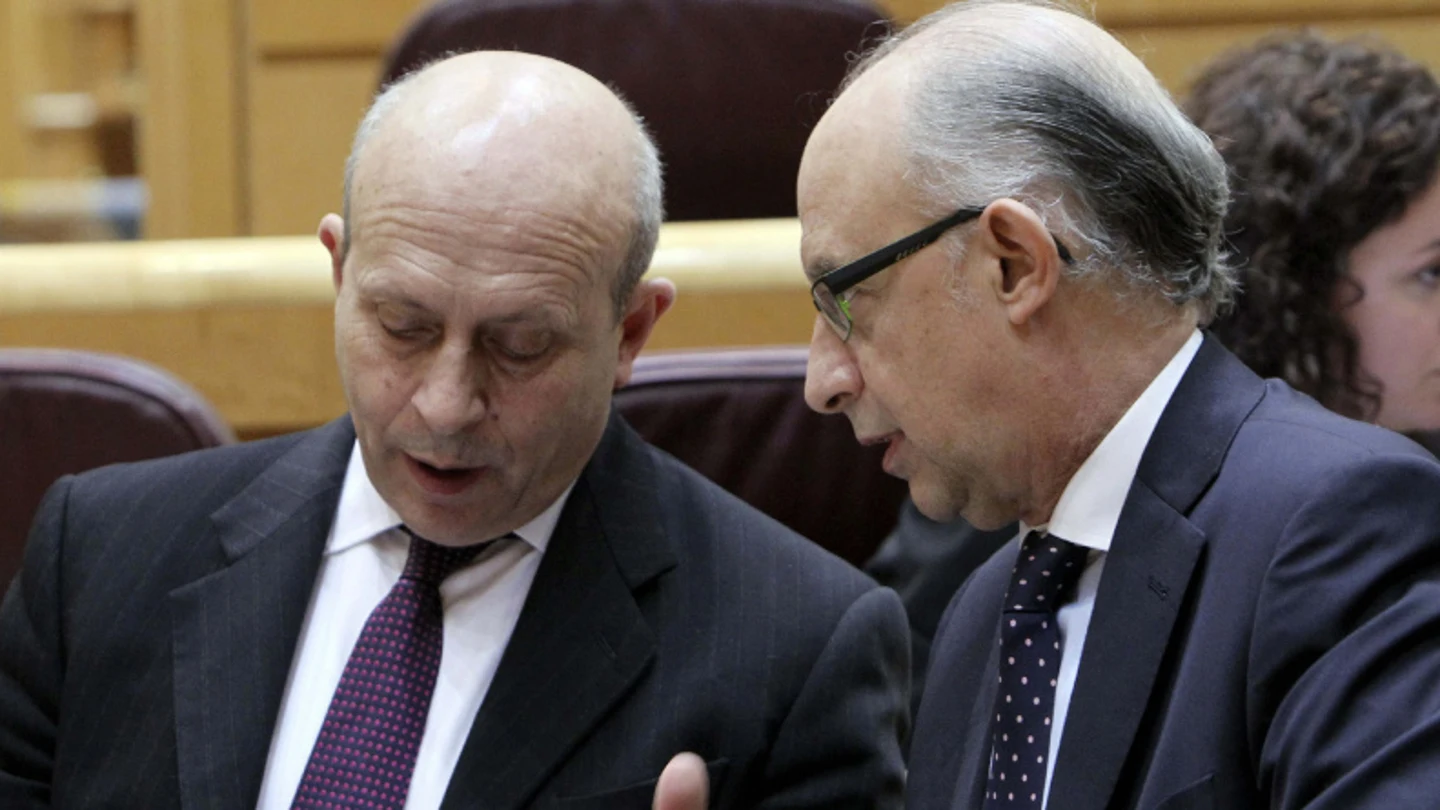 José Ignacio Wert y Cristóbal Montoro José Ignacio Wert y Cristóbal Montoro