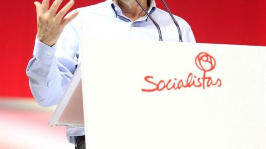 Rubalcaba, en la clausura de la Conferencia Pol&iacute;tica del PSOE