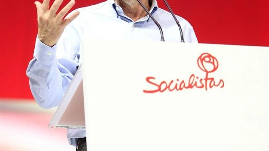 Rubalcaba, en la clausura de la Conferencia Política del PSOE Rubalcaba, en la clausura de la Conferencia Política del PSOE