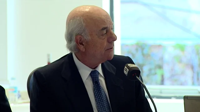 El presidente del BBVA, Francisco González