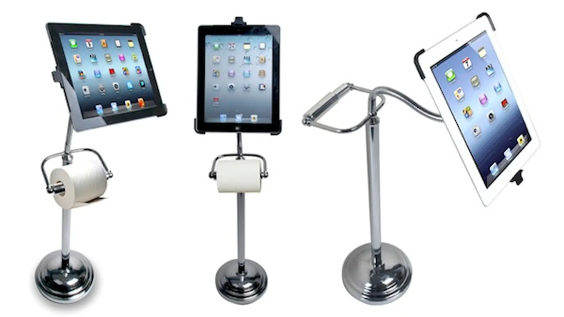 Portarollos con iPads