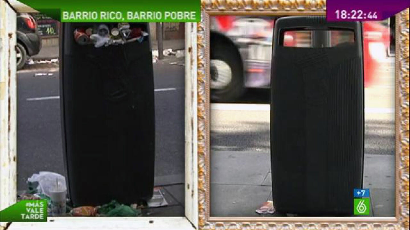 La huelga de basuras s&iacute; entiende de barrios