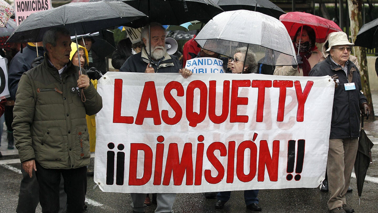 La marea blanca vuelve a salir para protestar contra la privatizaci&oacute;n de los hospitales madrile&ntilde;os