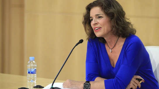 Ana Botella habla en la sede del Ayuntamiento de Madrid Ana Botella habla en la sede del Ayuntamiento de Madrid