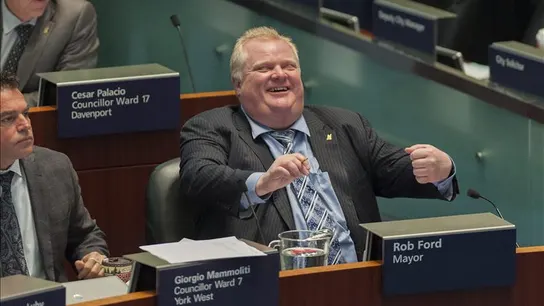 El alcalde de Toronto, Rob Ford El alcalde de Toronto, Rob Ford