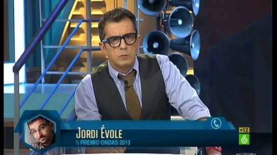 Buenafuente felicita a &Eacute;vole por el premio Ondas
