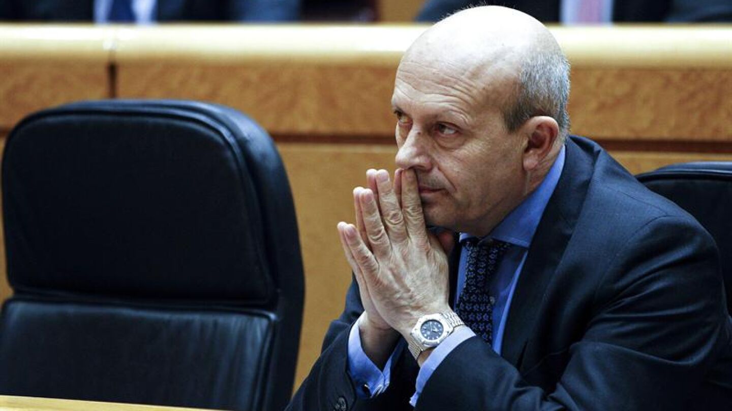 El ministro de Educaci&oacute;n, Jos&eacute; Ignacio Wert