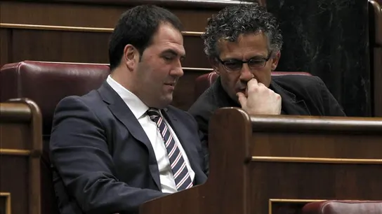 Los diputados de Amaiur, Jon Iñarritu y Mikel Errekondo Los diputados de Amaiur, Jon Iñarritu y Mikel Errekondo