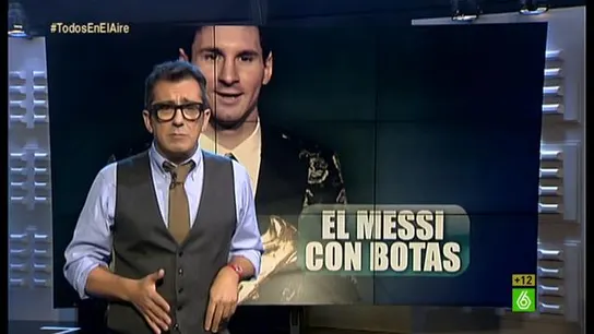 El Messi con botas El Messi con botas