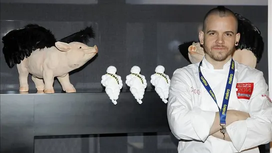El joven cocinero madrileño David Muñoz El joven cocinero madrileño David Muñoz