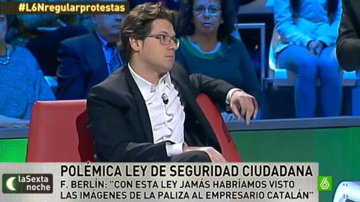 Fernando Berl&iacute;n: &ldquo;Con esta Ley jam&aacute;s habr&iacute;amos visto la paliza al empresario catal&aacute;n&rdquo; 