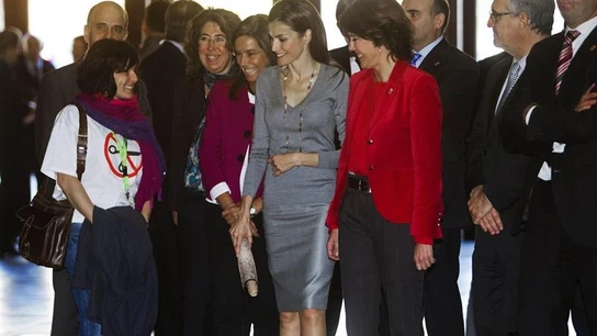 Yolanda Barcina, junto a la princesa Letizia y Ana Mato Yolanda Barcina, junto a la princesa Letizia y Ana Mato