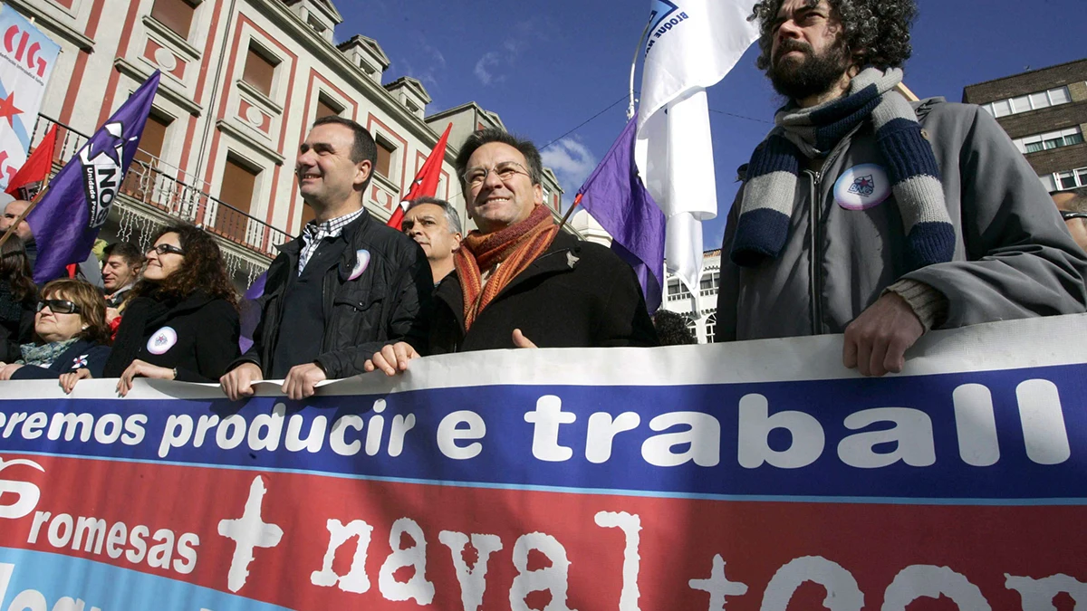 Nueva manifestación en Ferrol para exigir soluciones para los astilleros