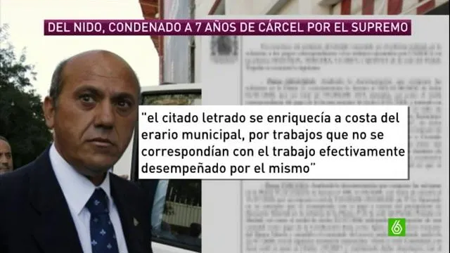 Del Nido, condenado a 7 años de prisión