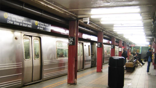 Imagen del metro de Nueva York. Imagen del metro de Nueva York.