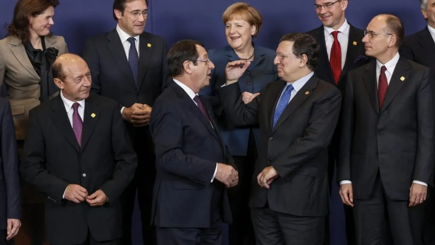 Parte de la foto de familia tomada en el ámbito de la cumbre de líderes de la Unión Europea Parte de la foto de familia tomada en el ámbito de la cumbre de líderes de la Unión Europea