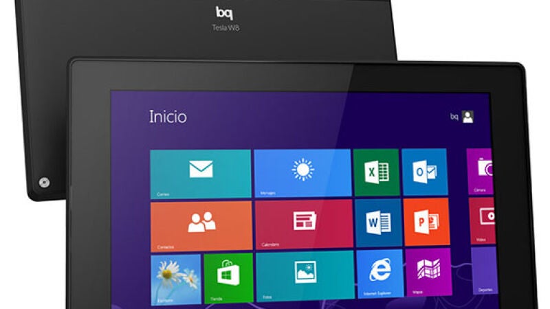 BQ se atreve con una tablet low cost con Windows 8