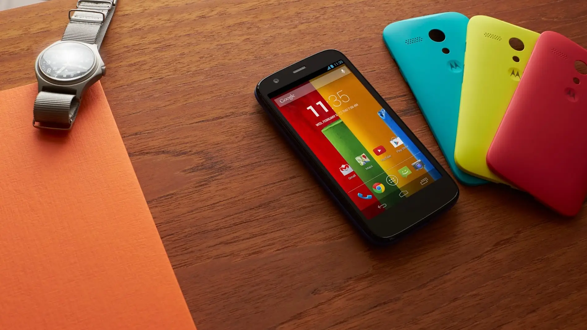 Moto G y sus carcasas intercambiables