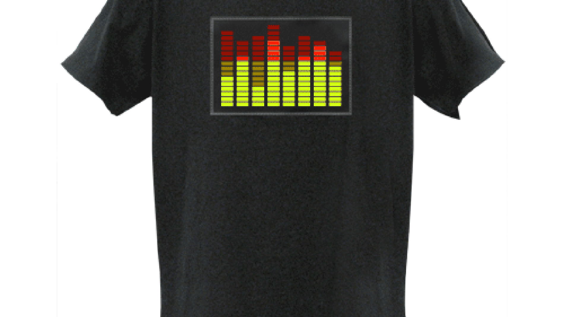 Camiseta con ecualizador