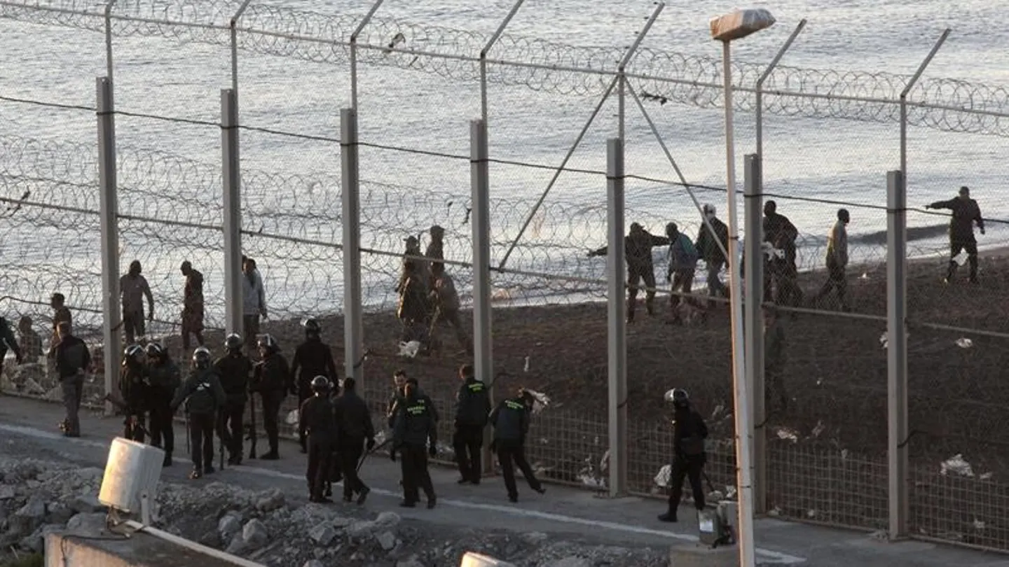 Vista general del lugar donde murieron los 15 inmigrantes Vista general del lugar donde murieron los 15 inmigrantes