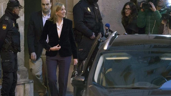 La infanta Cristina a su salida del tribunal de Palma de Mallorca La infanta Cristina a su salida del tribunal de Palma de Mallorca
