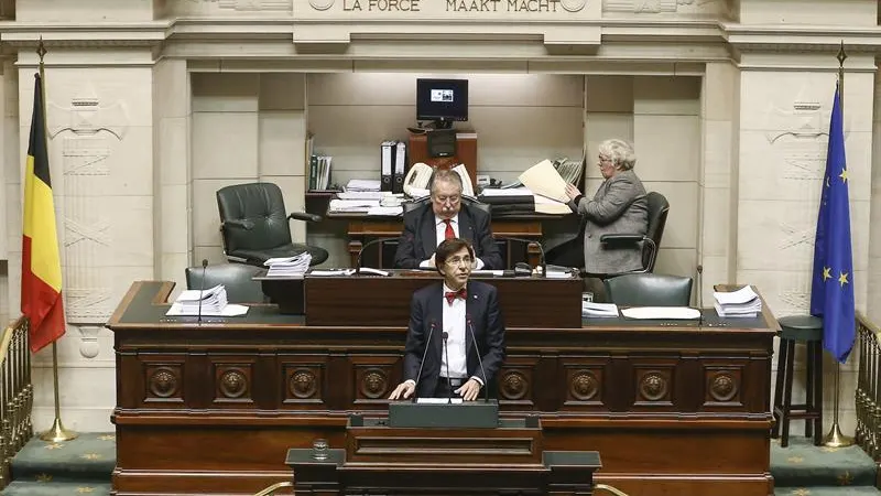 El Parlamento belga 