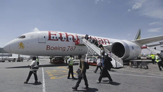 Avión de Ethiopian Airlines Avión de Ethiopian Airlines