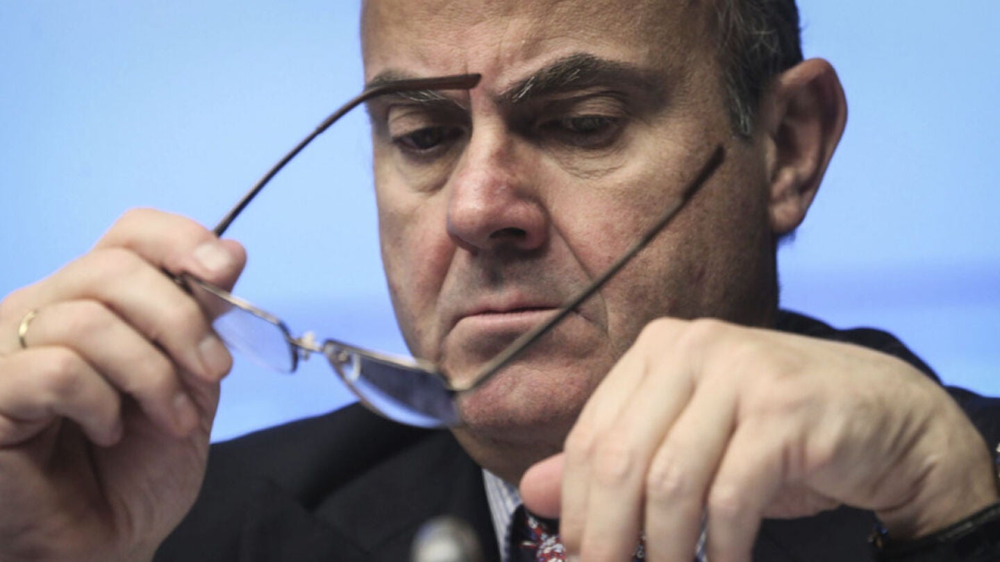 Luis de Guindos, ministro de Econom&iacute;a