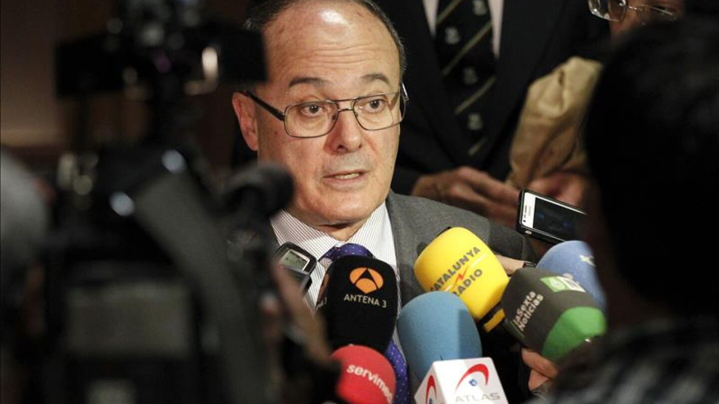 El gobernador del Banco de Espa&ntilde;a, Luis Mar&iacute;a Linde